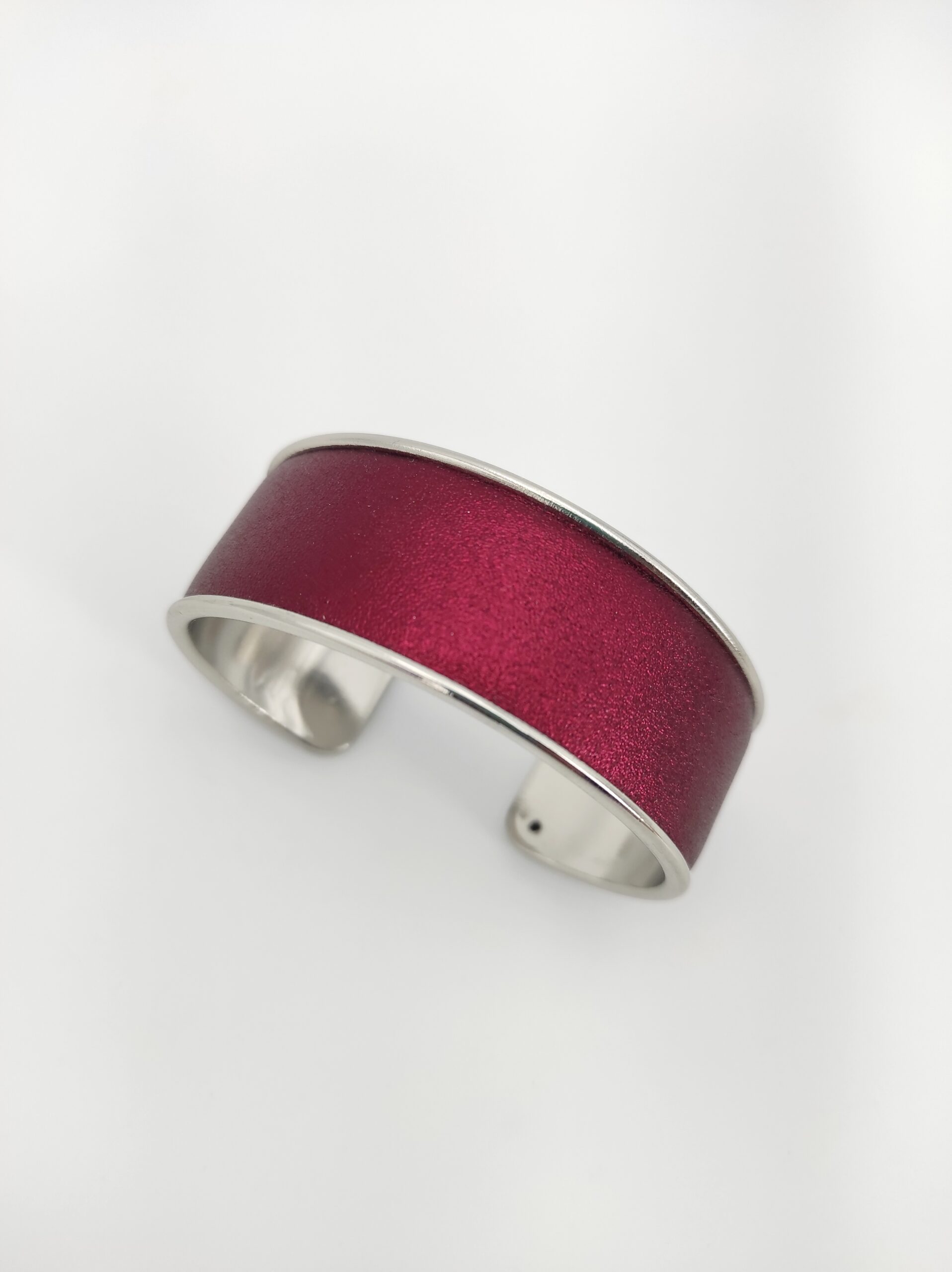 Bracelet jonc rouge