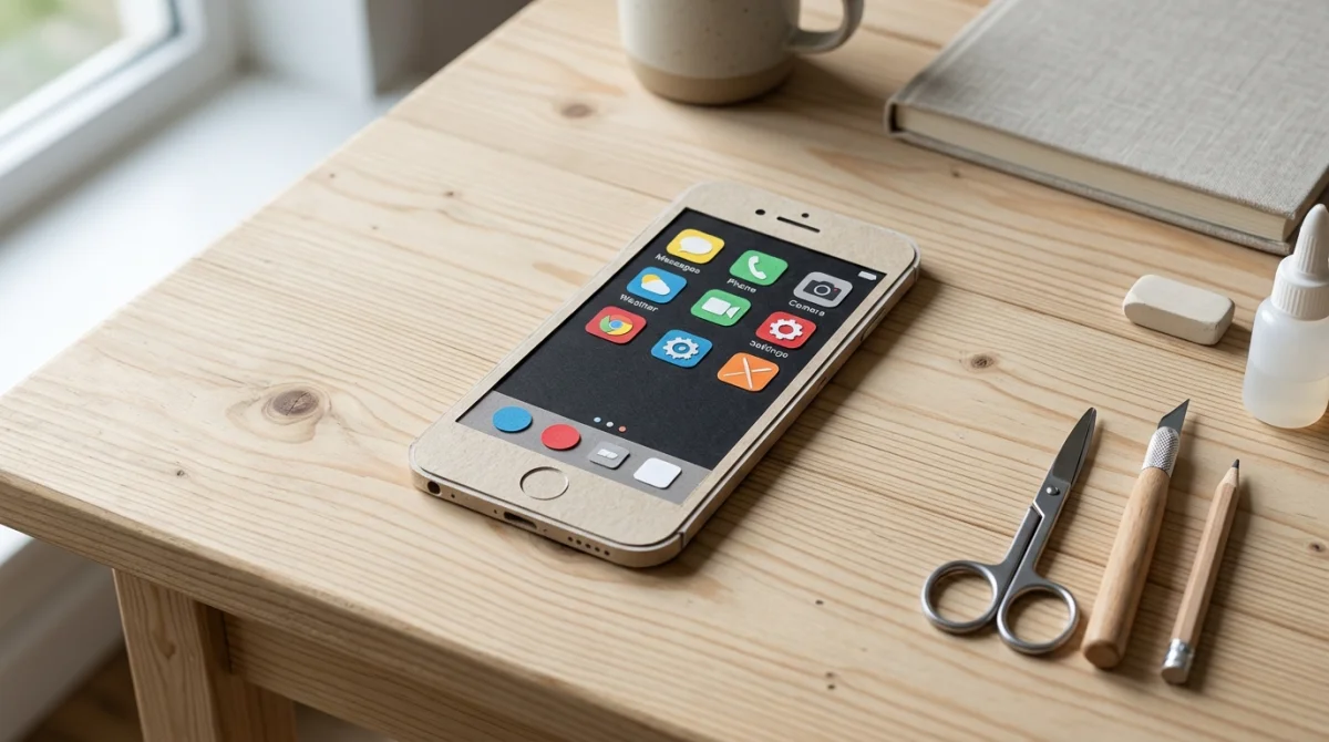 comment faire un téléphone en papier