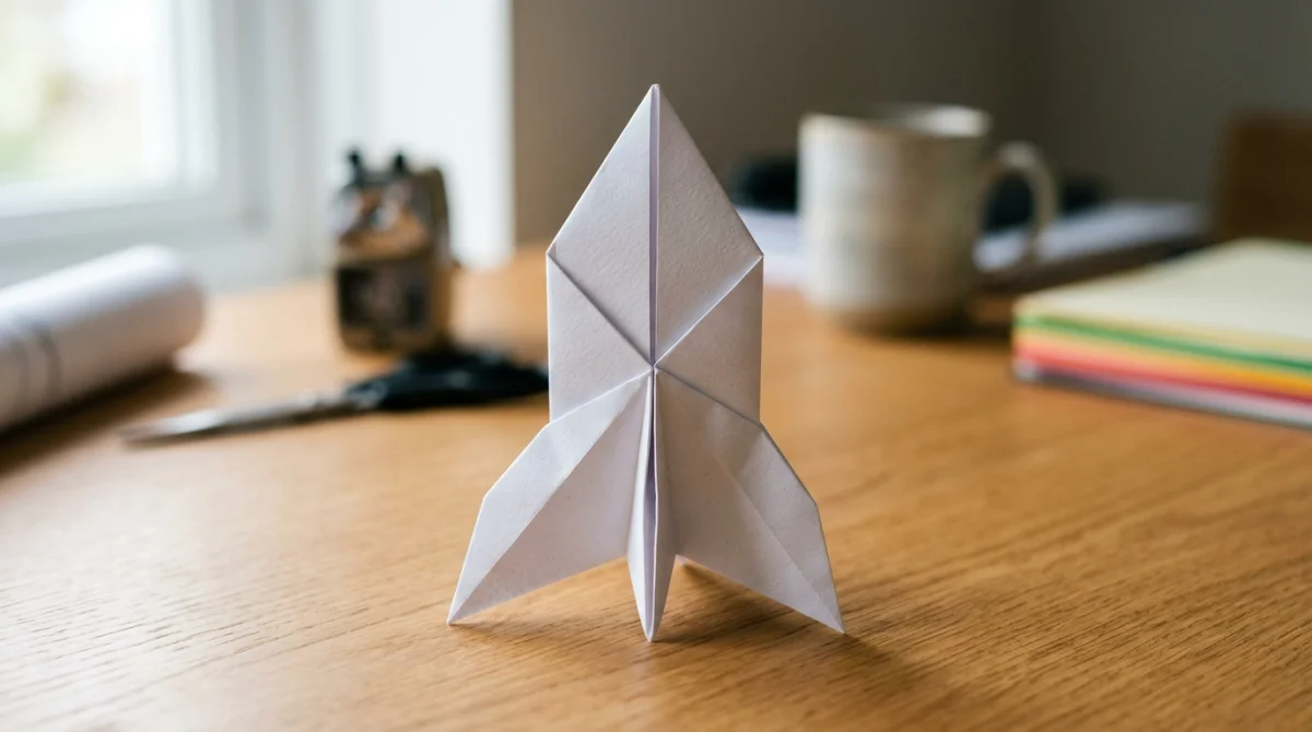 comment faire une fusée en papier