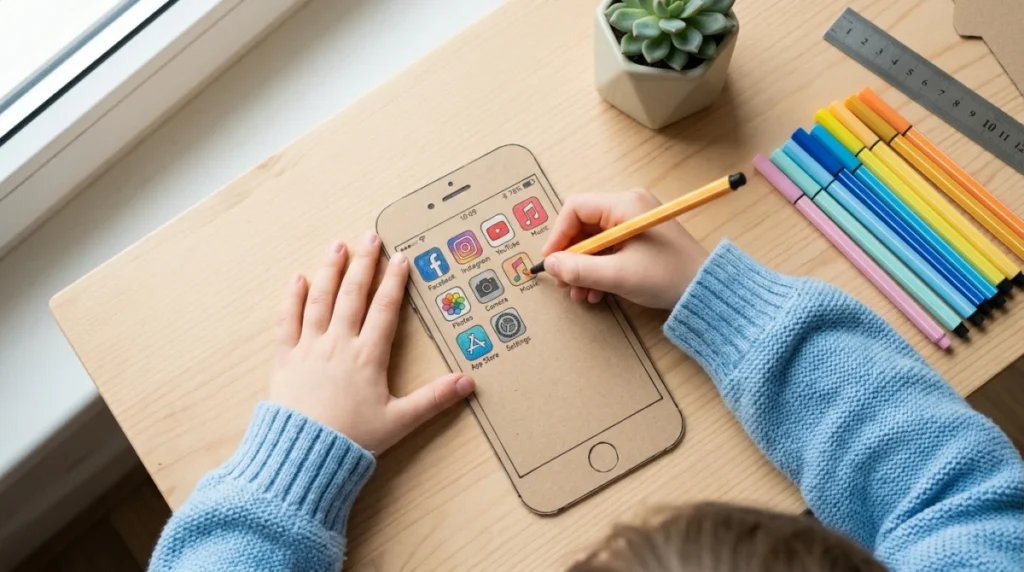 comment faire un téléphone en papier