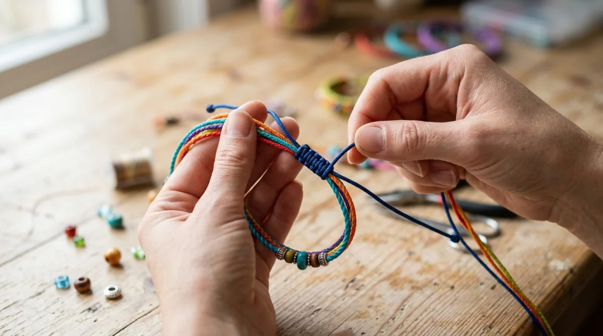 comment faire un noeud de bracelet