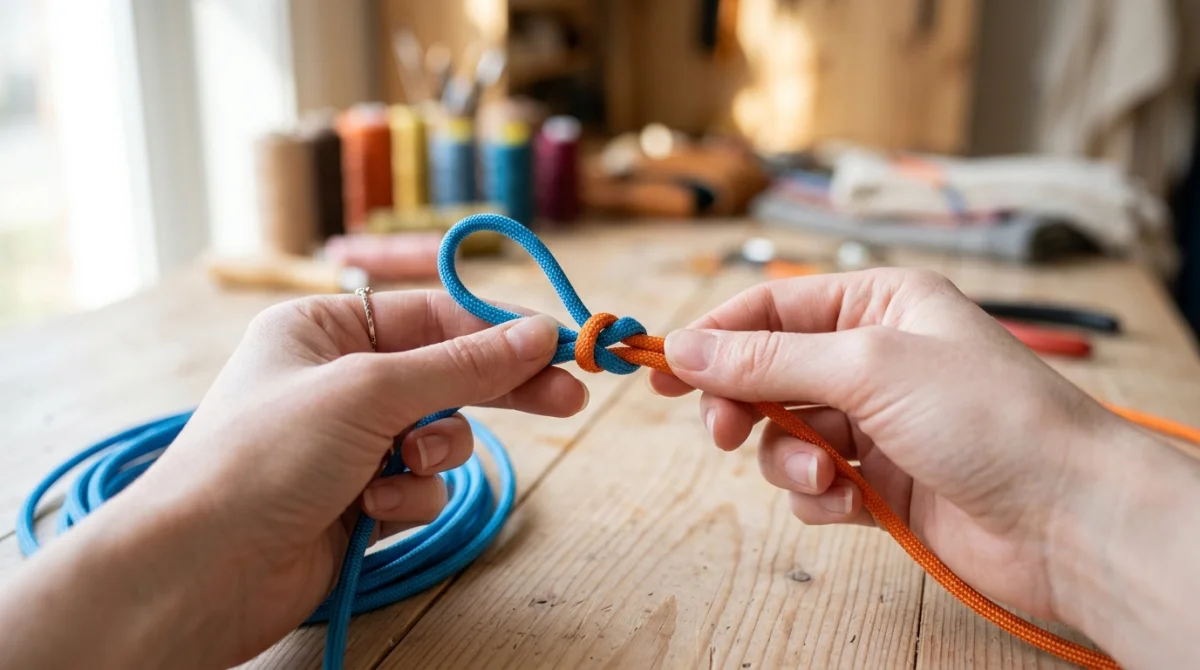 comment faire un noeud coulissant pour bracelet