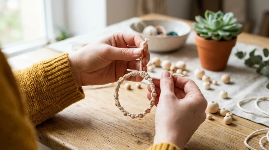 comment faire un noeud coulissant pour bracelet