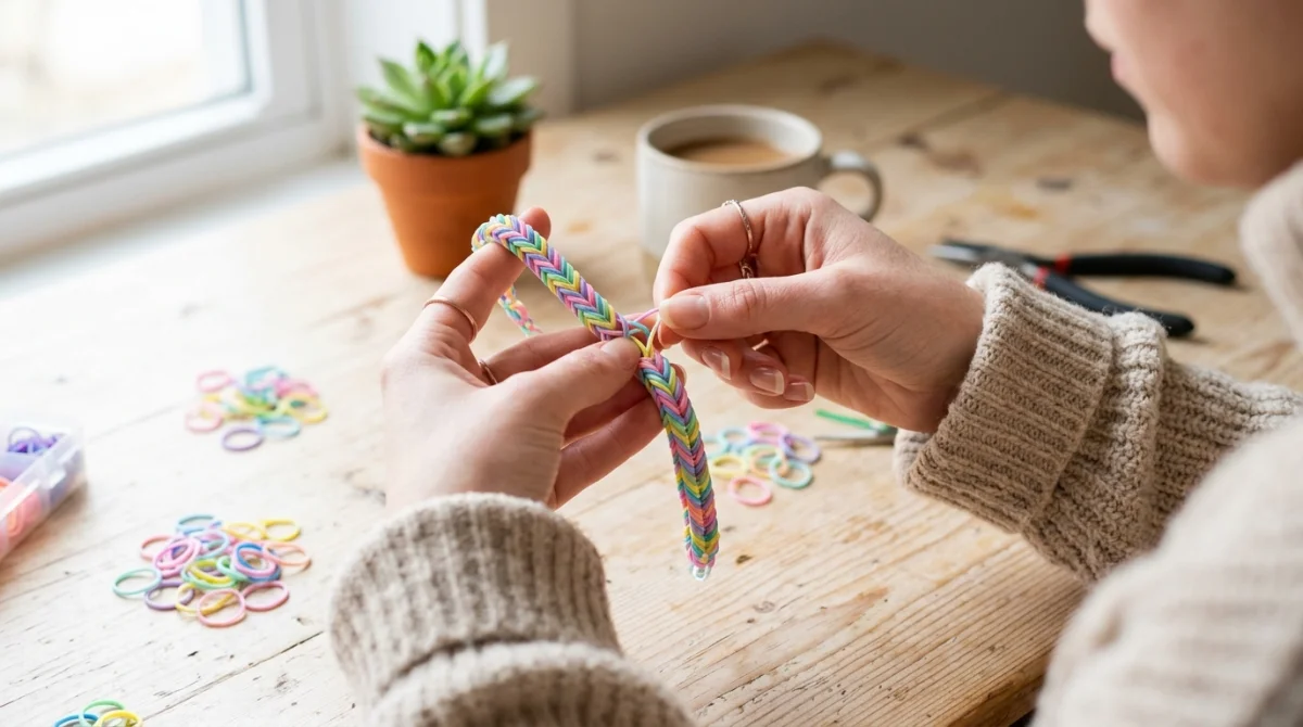 comment faire un bracelet avec des élastiques