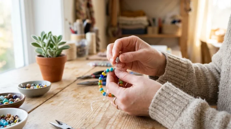 comment faire un bracelet en perles avec fil élastique