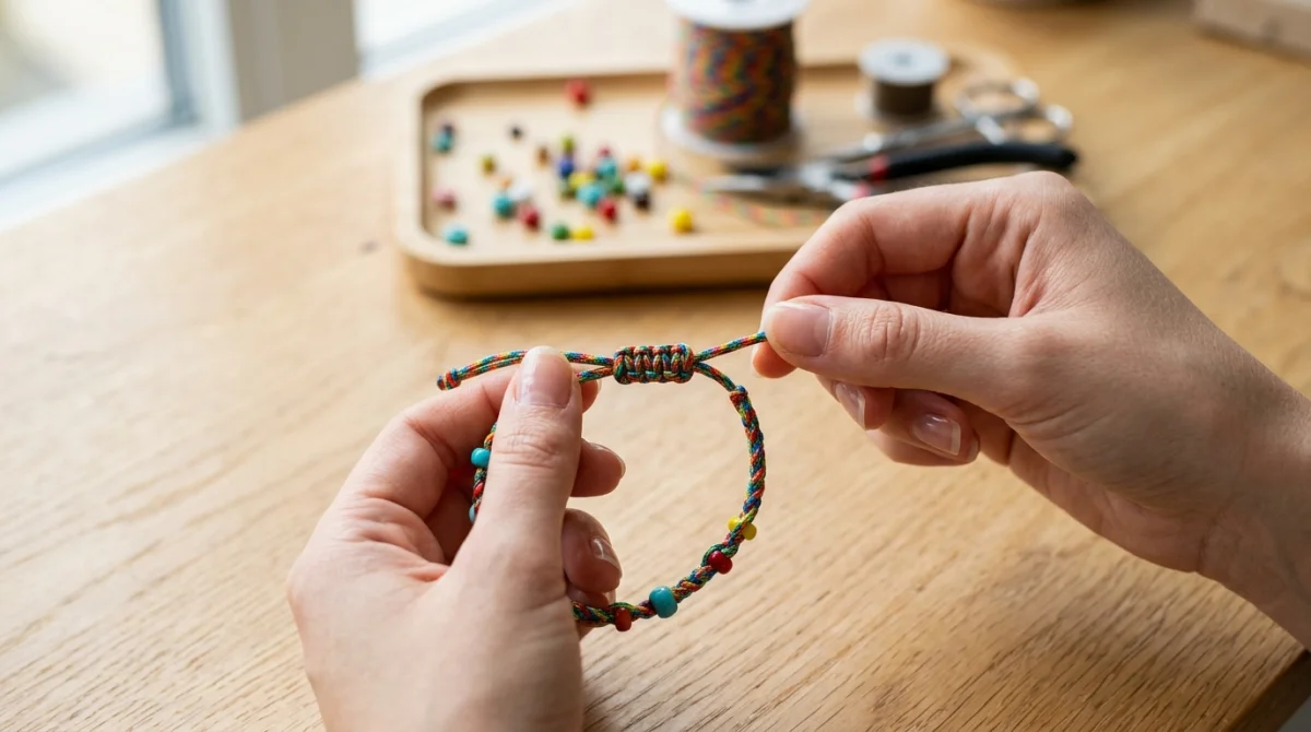 comment faire un noeud pour bracelet
