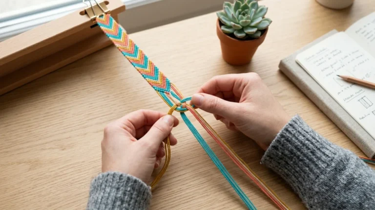 comment faire un bracelet brésilien avec 4 fils