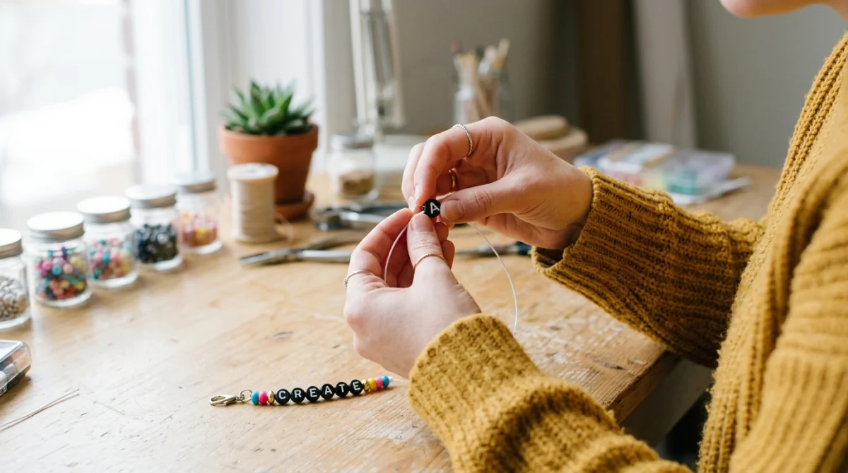 comment faire un porte clé avec des perles